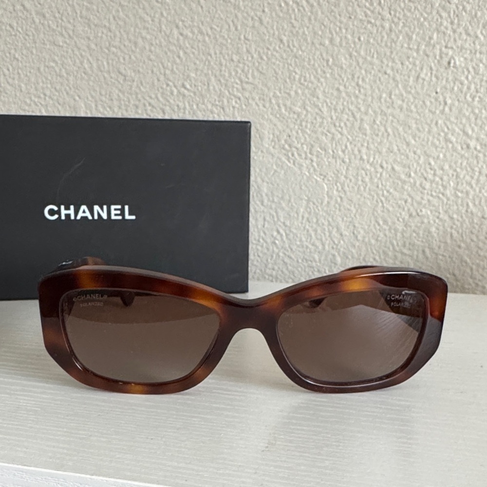 CHANEL Tortoise Shell Sunglasses